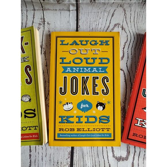 laugh out loud kids joke book Lot Of 3 Animal, Knock Knock Jokes Rob Elliott - Picture 3 of 10
